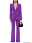 Platlogy Long Sleeve Blazer And Matching Pants Set Professional Attire