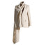 Women Fashion Draped Cape Style Blazer Unique Long Sleeve Suit Top