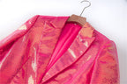 Women Sequin Blazer and Shorts 2 Piece Outfit Party Suit Set