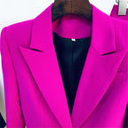 Women 2 Piece Blazer Pants Set Elegant Business Casual Workwear Outfit