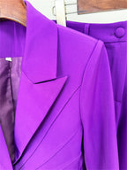 Long Sleeve Blazer And Matching Pants Set Professional Attire