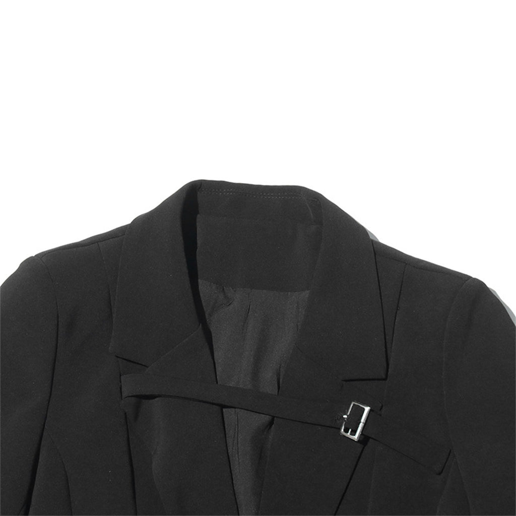 Women Long Sleeve Blazer Dress Elegant Bodycon Party Maxi Coat