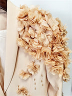 Formal Long Sleeve Tailored Blazer Gown For Women