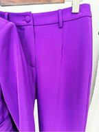 Long Sleeve Blazer And Matching Pants Set Professional Attire