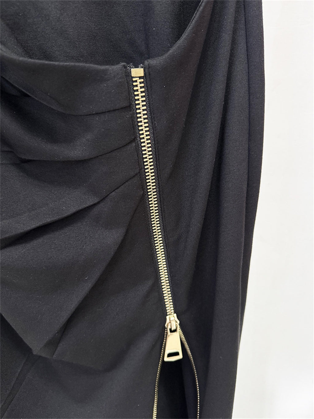 Platlogy Red Sleeveless Mock Neck Maxi Dress With Side Zipper Ruched Bodycon Party Long Dress
