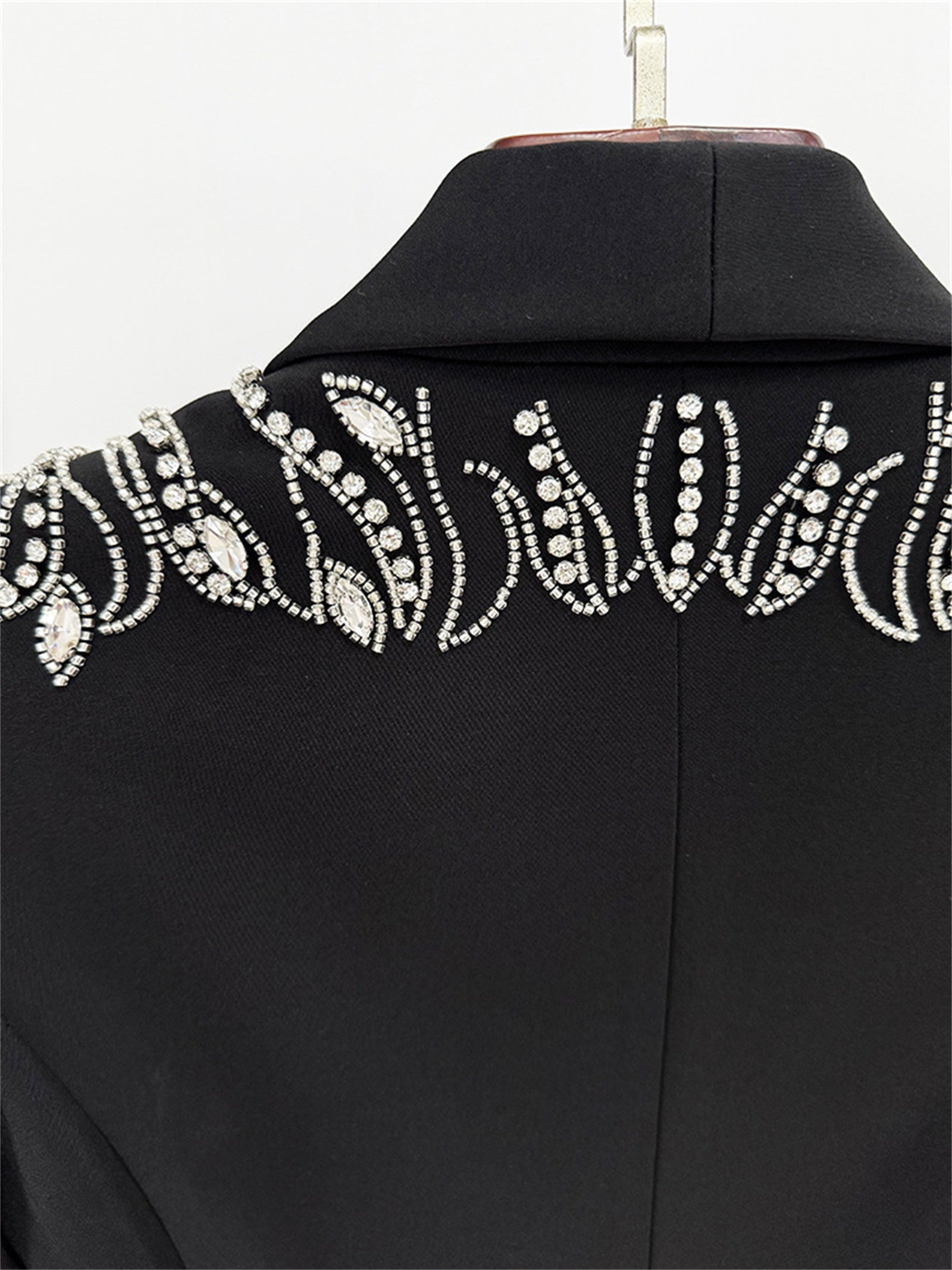 Platlogy Elegant Black Mermaid Midi Skirt Formal Split Bodycon Skirt For Business Party Occasions