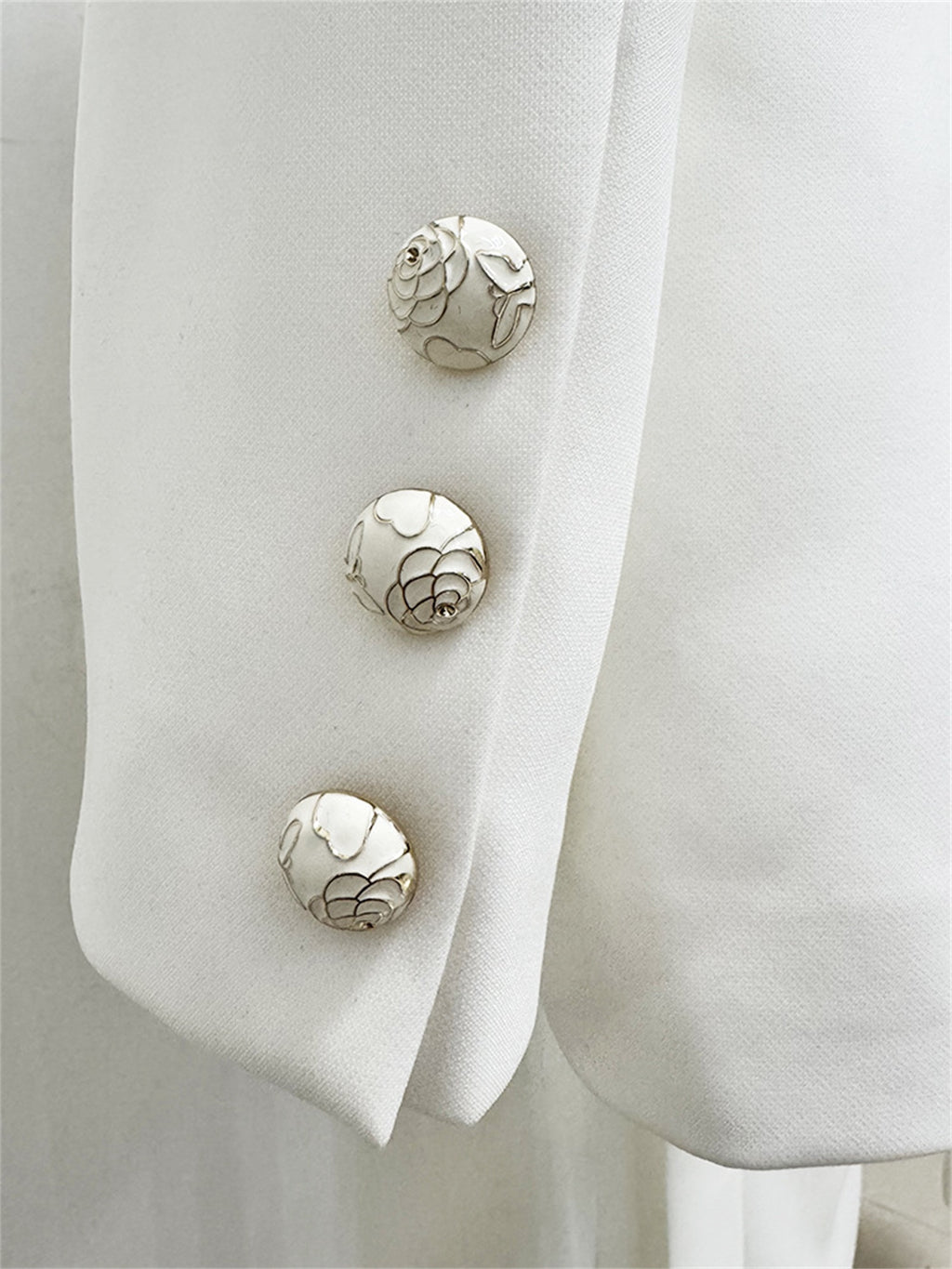 Platlogy Elegant Belt Buckle Blazer And Flared Trouser Two Piece Women Formal Suit Set For Office Business Events