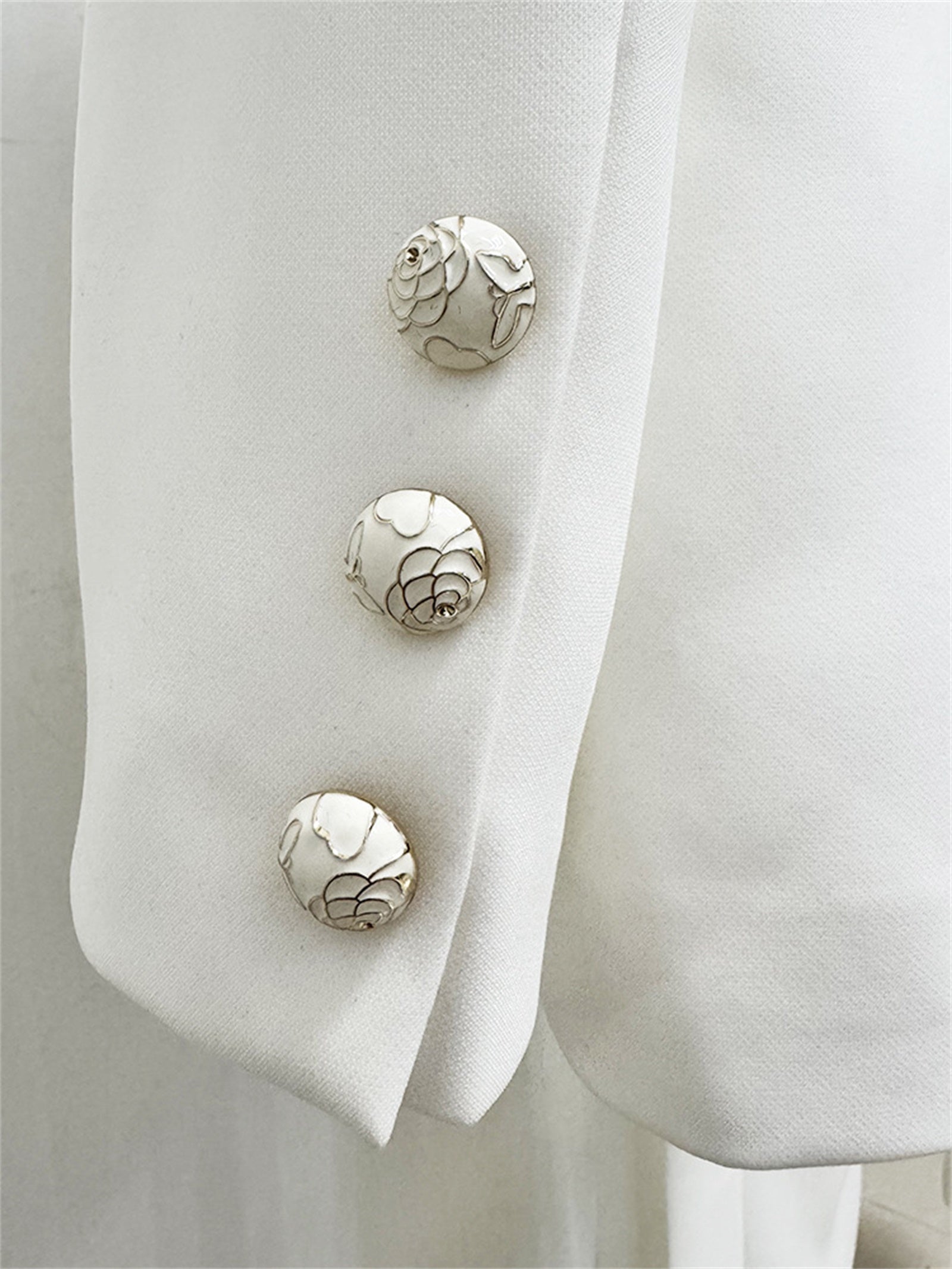 Platlogy Elegant Belt Buckle Blazer And Flared Trouser Two Piece Women Formal Suit Set For Office Business Events