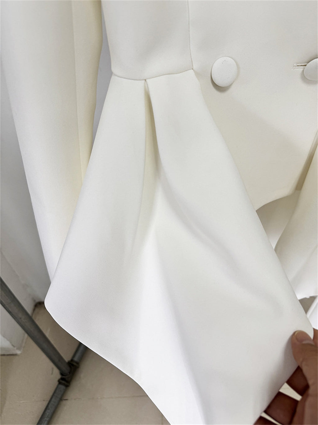 Women’s Tailored Peplum Blazer Suit Set For Special Occasions