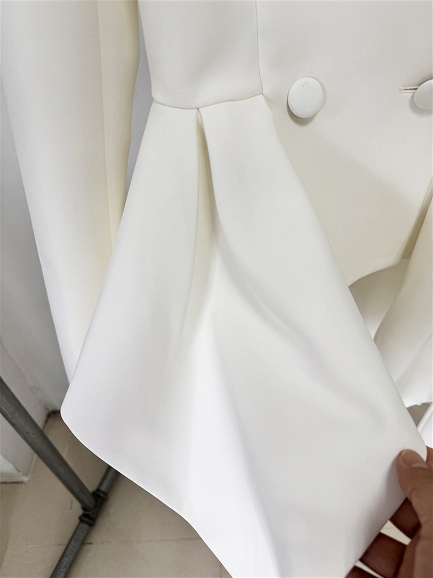 Women’s Tailored Peplum Blazer Suit Set For Special Occasions