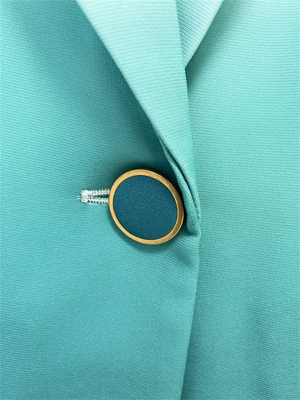 Platlogy Gradient Mint Green Two Piece Blazer And Flared Pants Formal Women Suit Set