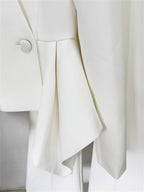 Women’s Tailored Peplum Blazer Suit Set For Special Occasions