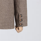 Women's Unique Artistic Flower Accent Structured Blazer