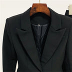 Women 2 Piece Blazer Pants Set Elegant Business Casual Workwear Outfit