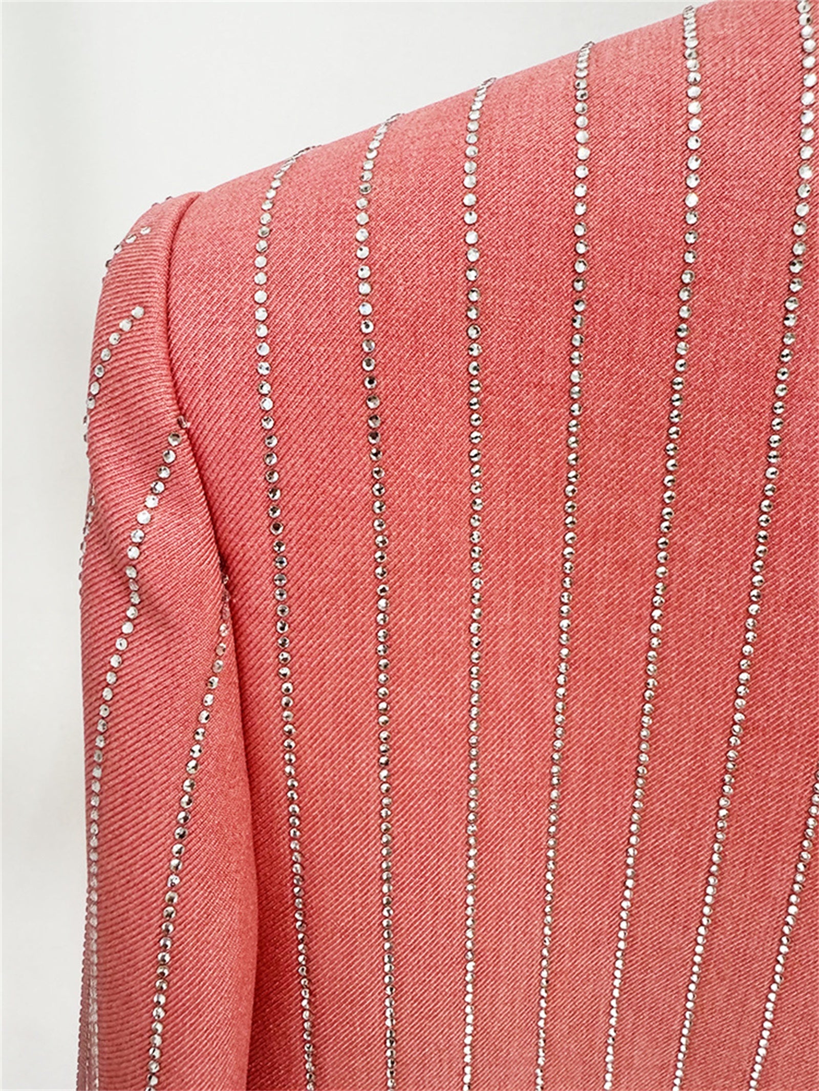 Platlogy Sparkle Vertical Stripe Women Two Piece Blazer And Trouser Suit Formal Business Office Outfit