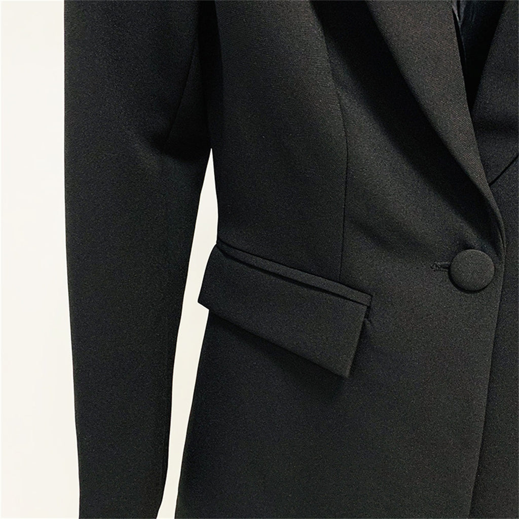 Women 2 Piece Blazer Pants Set Elegant Business Casual Workwear Outfit