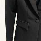 Women 2 Piece Blazer Pants Set Elegant Business Casual Workwear Outfit