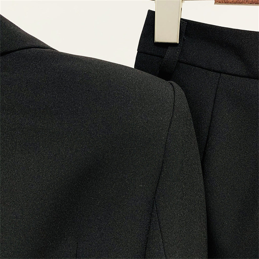 Women 2 Piece Blazer Pants Set Elegant Business Casual Workwear Outfit