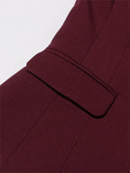 Women Cape Blazer One Button Asymmetrical Design Formal Jacket
