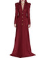 Formal Long Sleeve Tailored Blazer Gown For Women