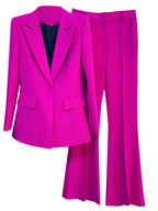 Women 2 Piece Blazer Pants Set Elegant Business Casual Workwear Outfit