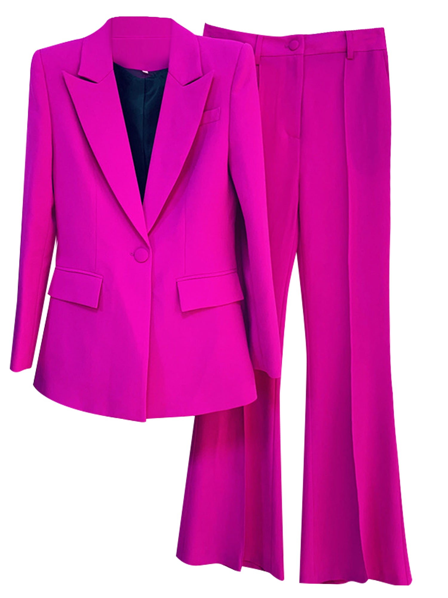 Women 2 Piece Blazer Pants Set Elegant Business Casual Workwear Outfit