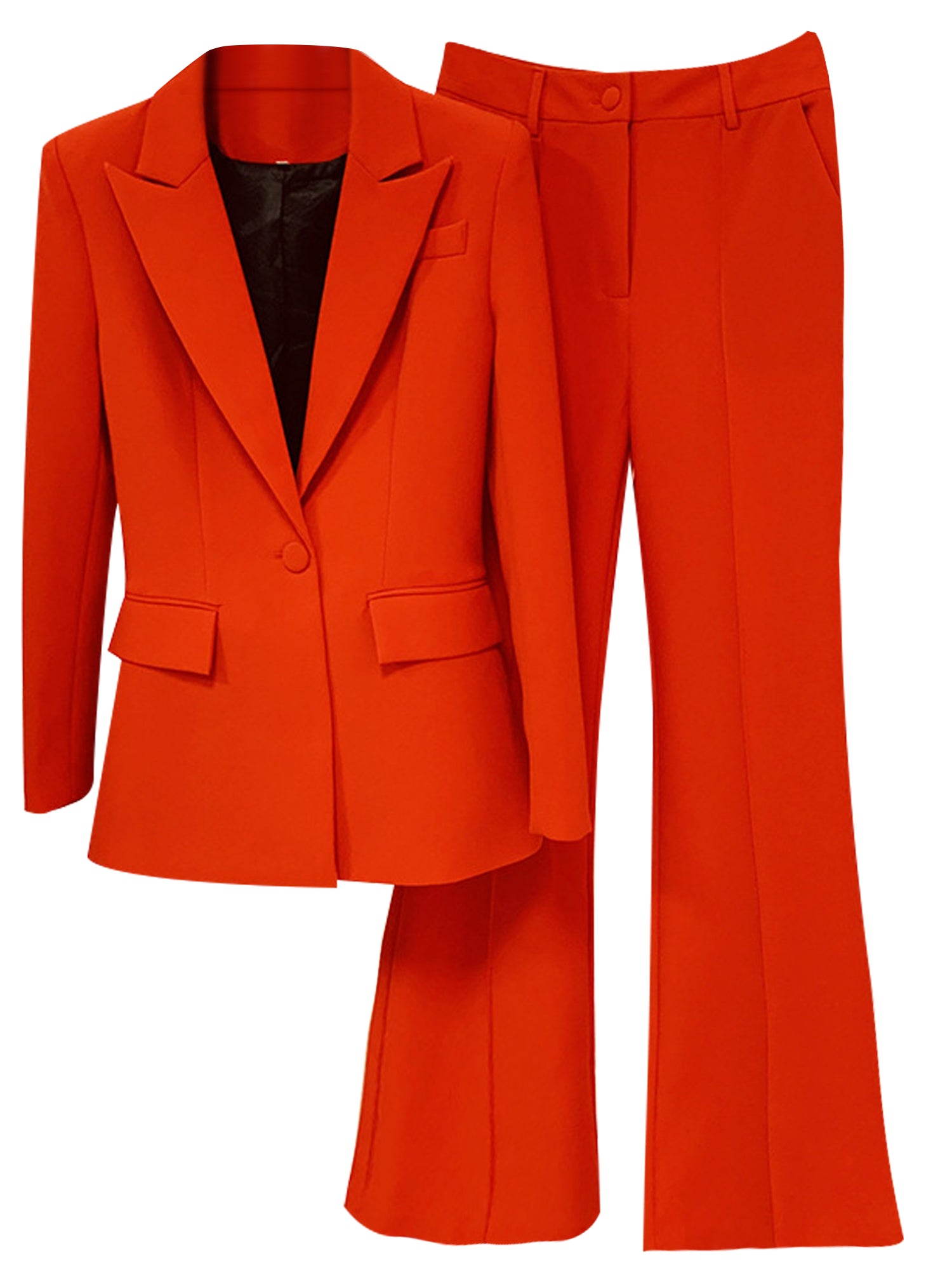 Women 2 Piece Blazer Pants Set Elegant Business Casual Workwear Outfit
