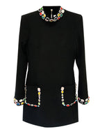 Elegant Jewel Neckline Bodycon Party Dress