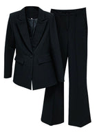 Women 2 Piece Blazer Pants Set Elegant Business Casual Workwear Outfit