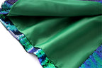 Platlogy Women Sequin Blazer and Short Set 2 PC Slim Fit Notch Lapel Prom Party Glitter Suit